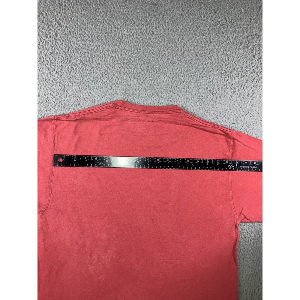 Champion Graphic T-Shirt M Red Mountain Logo Retro Faded Street Outdoor Gorpcore - Picture 7 of 12